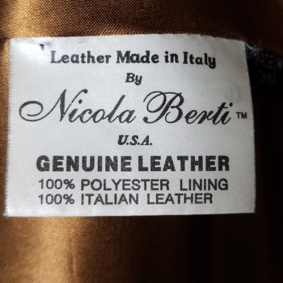 100% Italian Leather Jacket - Picture 3 of 7